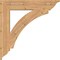Ekena Millwork Thorton Traditional Smooth Bracket, Western Red Cedar, 5 1/2"W x 34"D x 34"H BKT06X34X34THR01SWR - alternate 2